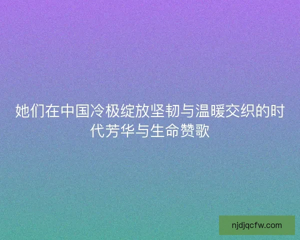 她们在中国冷极绽放坚韧与温暖交织的时代芳华与生命赞歌 她们在中国冷极绽放坚韧与温暖交织的时代芳华与生命赞歌